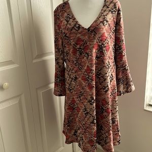 Anthropologie Erina bell sleeve knit dress